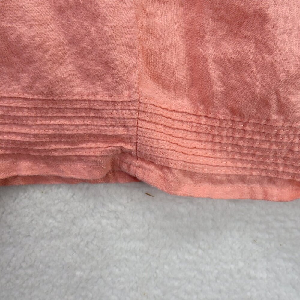 Old Navy Dress Womens‎ 16 Pink Linen Sleeveless Tank Summer Casual Midi Sundress - Picture 11 of 11